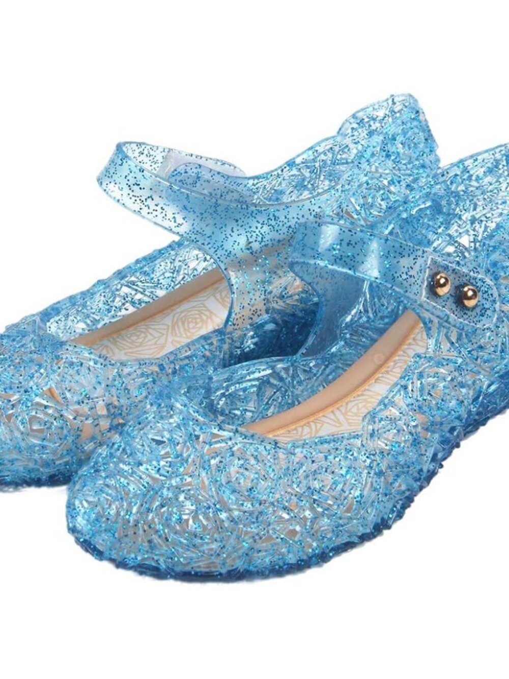 Princess Jelly Flats for Toddler & Little Girls, Dress Shoes for Halloween